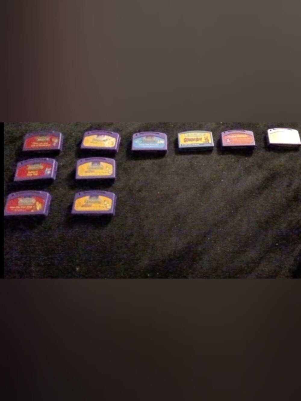 Leapfrog 6 Different Cartridge Types for 6 Different Handheld Games